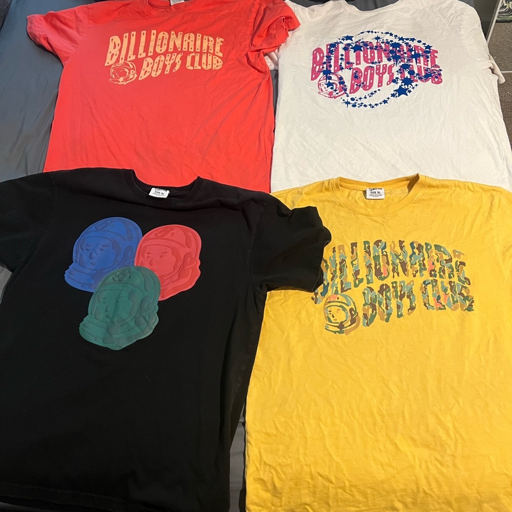 All shirts are authentic bought from mainland. All shirts are XL good condition